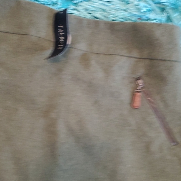 nwt women's talbots green wool skirt $99 sz 6 - Picture 2 of 5